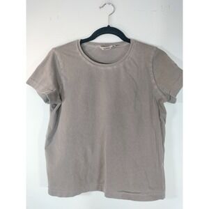 Vintage‎ Pajamas: Hot Cotton by Marc Ware Taupe Short Sleeve T-Shirt & Pants
